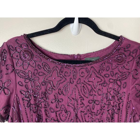 ADRIANNA PAPELL DRESS GOWN 10 MOTHER OF THE BRIDE FORMAL EVENING BRIDESMAID - Picture 6 of 16